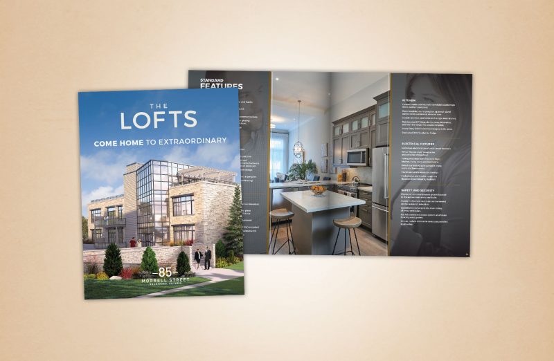 The Lofts marketing materials