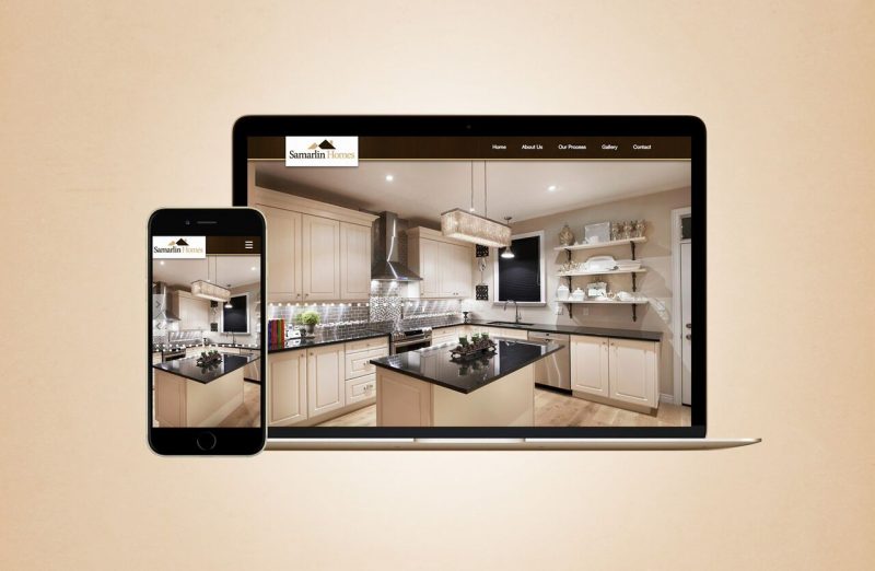 Samarlin Homes web design
