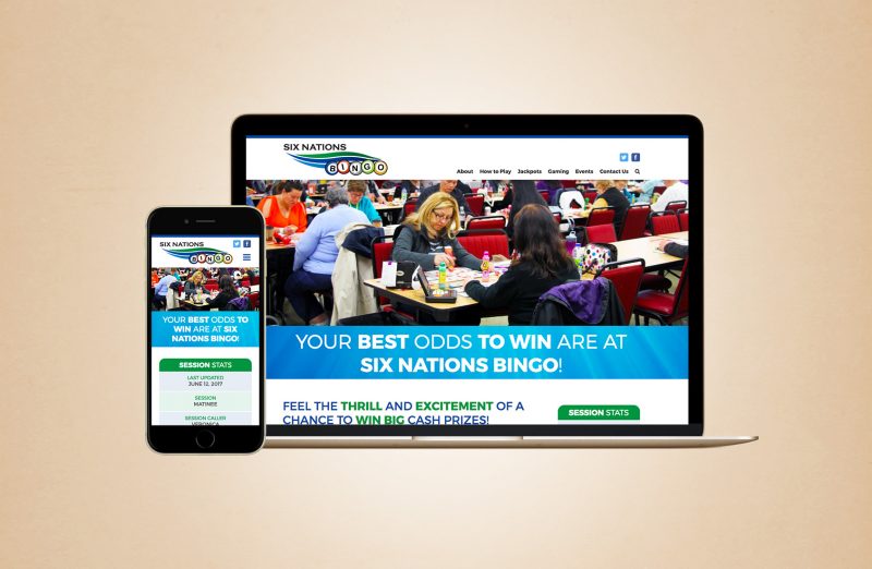 Six Nations bingo website redesign
