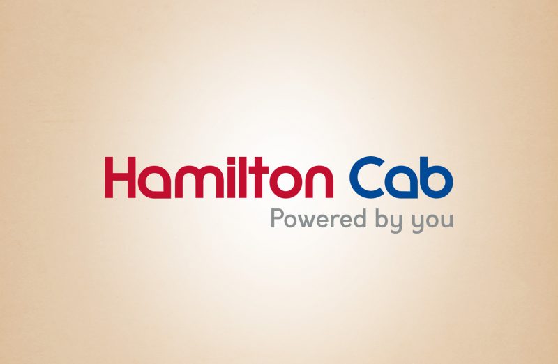 Hamilton Cab logo design